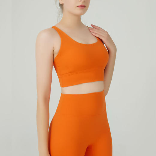 【买一赠一】2025luulu新品交叉美背裸感瑜伽背心Bra运动健身内衣跑步减震lulu运动文胸 商品图1