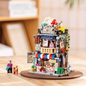 LOZ俐智拼装积木玩具 美食城寨系列