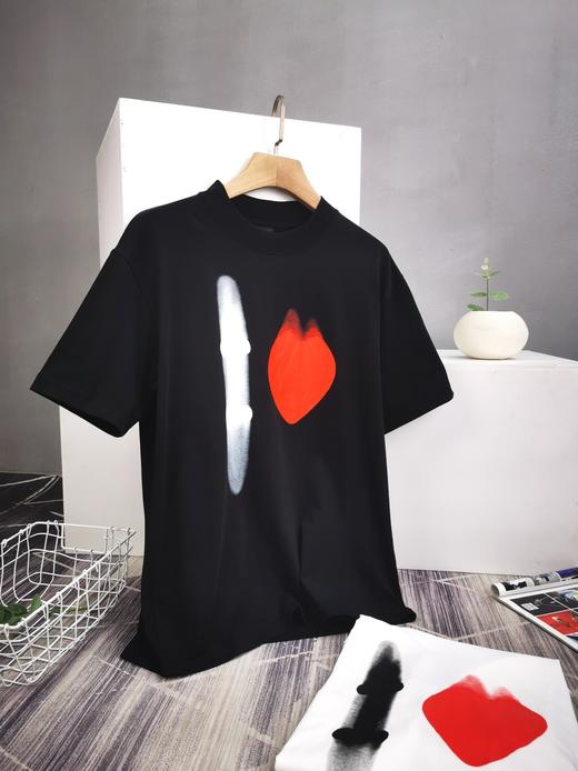 BL世家 520情侣款 领后刺绣字母 圆领短袖T恤 Z-10722 商品图5