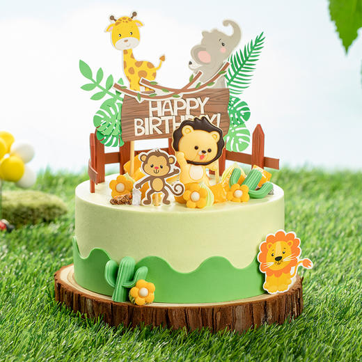 【99%小孩都喜欢】童趣森林蛋糕，欢迎加入森林派对（1P159.9/2P179.9） 商品图1