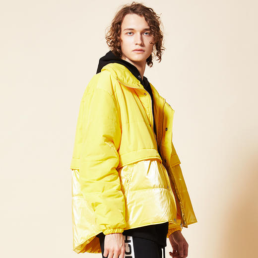 JOYRICH官方 潮牌 秋冬宽松休闲外套时尚纯色棉服 商品图2