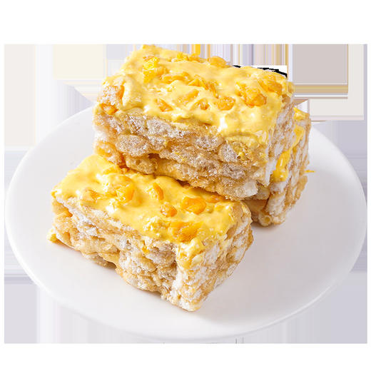 【越吃越上瘾！榴芒奶盖沙琪玛】果肉粒粒可见，有榴莲果肉芒果果肉，一口鲜香，馅料满满，榴莲芒果双拼水果粒牛乳萨其马早餐糕点心零食健康 商品图5