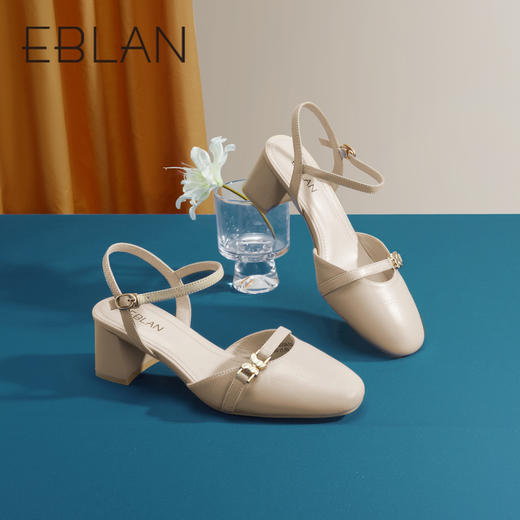 EBLAN夏季时装凉鞋时装半凉 商品图3