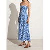 FAITHFULL THE BRAND - TERGU MAXI DRESS-SIDRA FLORAL PRINT - BLUE - 女装 - 连身裙 - 蓝色印花 商品缩略图2