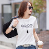 雀说~纯棉t恤女短袖2023新款夏装韩版潮宽松百搭圆领半袖体恤ins82315 商品缩略图4