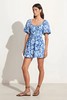 FAITHFULL THE BRAND - MARINELLI MINI DRESS-SIDRA FLORAL PRINT - BLUE - 女装 - 连身裙 - 蓝色印花 商品缩略图0
