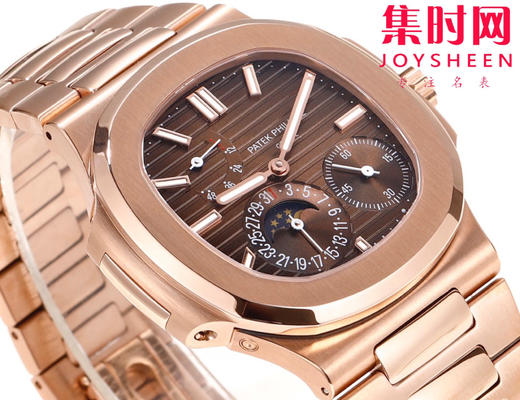 GR百达翡丽Patekphilippe运动系列鹦鹉螺5712霸道总裁 PP5712GR男士机械腕表 商品图2