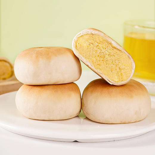 【皮薄馅厚很有料！绿豆饼传统手工艺老式糕点】糯香清甜，咸甜适口，香酥醇正，金灿诱人颜值高，薄皮独立包装健康特价清仓 商品图0