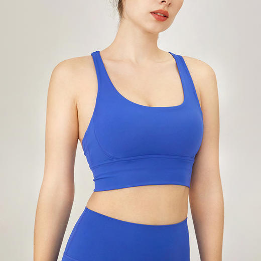 【买一赠一】2025luulu运动健身内衣跑步减震lulu运动文胸欧美交叉美背裸感瑜伽背心Bra 商品图3
