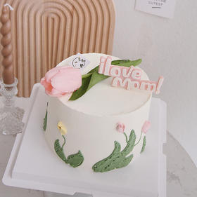 郁金香奶油水果蛋糕（提早5小时预定）