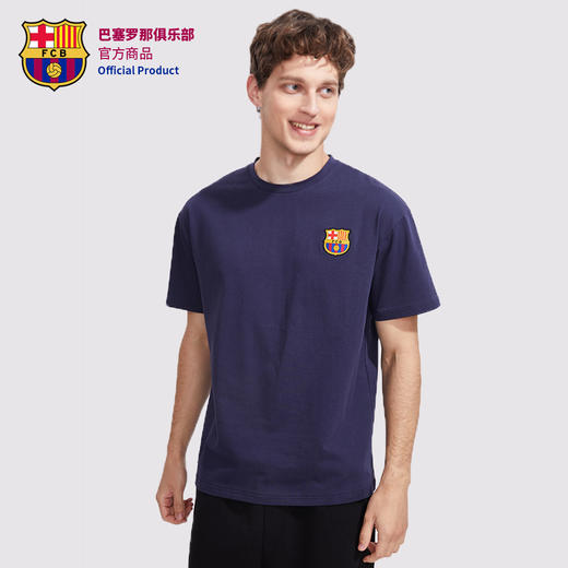 巴塞罗那俱乐部官方商品 | 手绘球星短袖T恤棉质夏季休闲球员印号 商品图1