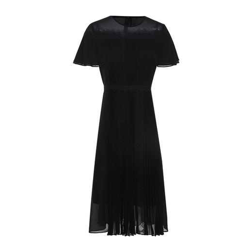 EITIE爱特爱夏季新款斗篷高腰优雅显瘦连衣裙7007763 商品图11