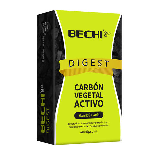 Bechi 拜其 清体小黑丸活性炭胶囊 30粒 商品图0