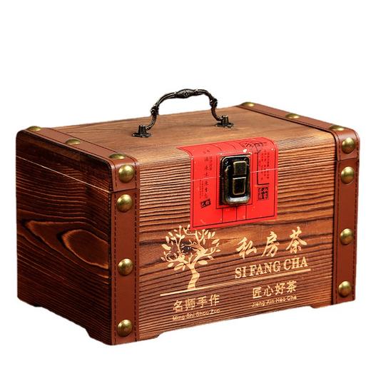 「小青柑木质礼盒装」500g新会小青柑普洱茶陈皮柑普茶茶叶礼盒装桔橘熟茶散茶生晒茶饮 商品图4