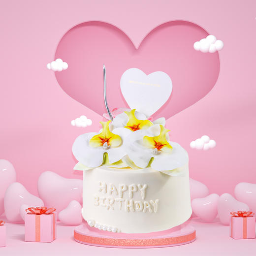 蝴蝶兰蛋糕 商品图0