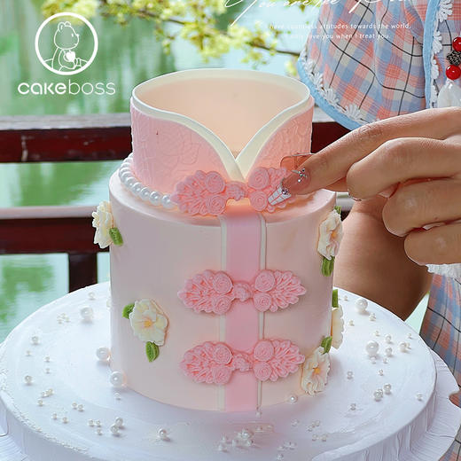 时光美人 旗袍奶油蛋糕 商品图2