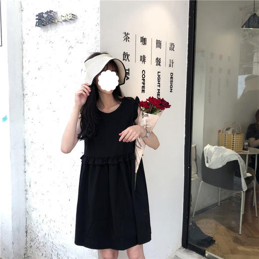 裁缝学苑 AW56无袖连衣裙A字裙1:1实物服装纸样剪裁图纸牛皮纸样 商品图10