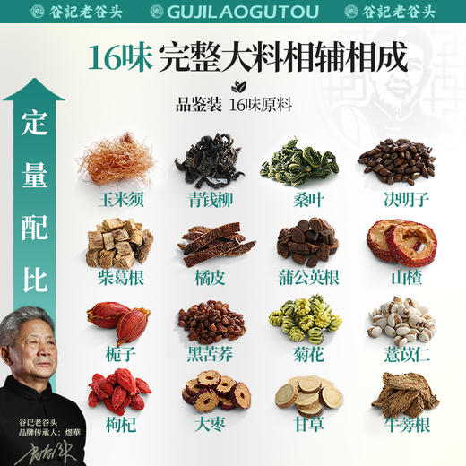 【谷记老谷头】玉米须青钱柳桑叶茶500g 商品图5