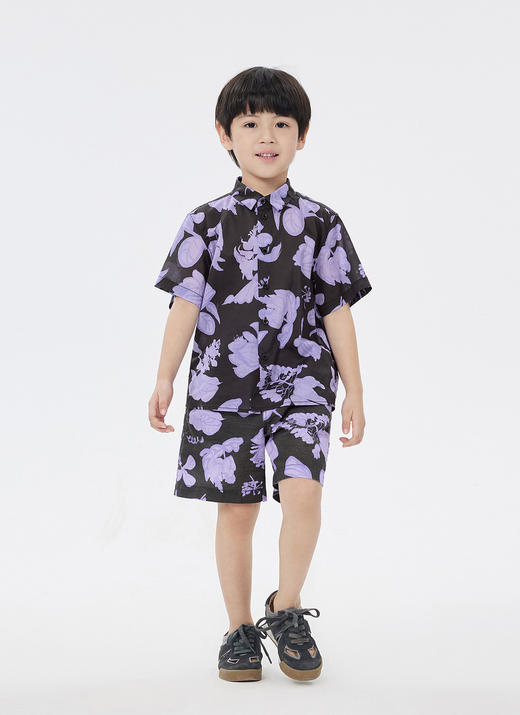 jnby   23年夏款  亚麻原创图案短裤  1N6E13790 商品图8