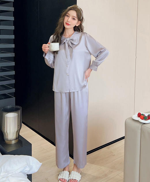 冰雪丝可爱蝴蝶结家居套装20005 商品图0