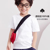【捡漏价39.9/2件】男童短袖T恤 夏装纯棉女童宝宝 纯白色打底休闲上衣 儿童纯色半袖 商品缩略图3