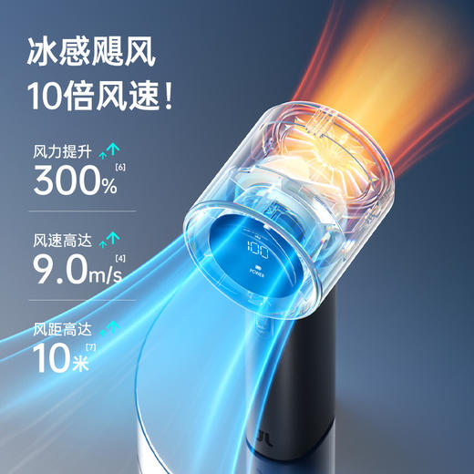几素超高速小风炮强力制冷手持小风扇无叶涡轮迷你便携式USB充电桌面电风扇静音大风力降温神器随身电扇小型FA53pro1 商品图9