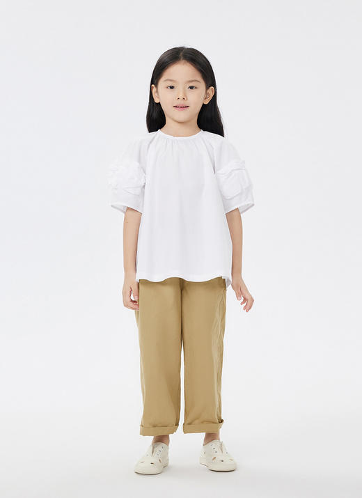 jnby  23年夏款  全棉府绸短袖TOP  1N6213330 商品图7