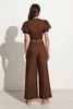 FAITHFULL THE BRAND - JAMAIS TOP-CHOCOLATE - 女装 - 上衣 - 巧克力色 商品缩略图4