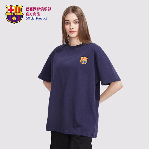 巴塞罗那俱乐部官方商品 | 手绘球星短袖T恤棉质夏季休闲球员印号 商品图3