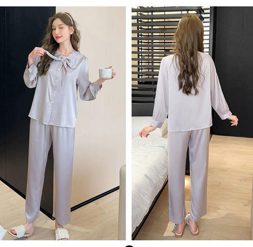 冰雪丝可爱蝴蝶结家居套装20005 商品图3