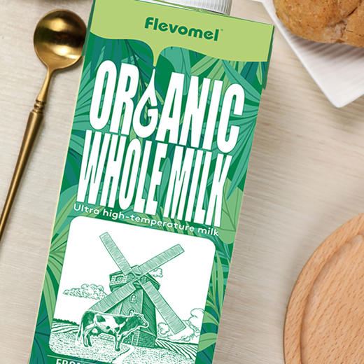 风车牧场 有机草饲全脂纯牛奶 进口牛奶整箱学生儿童营养老年人 商品图2