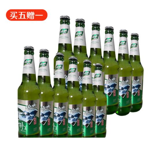青岛啤酒山水 500ml *12瓶  满五赠一【BC】【ZW】 商品图0