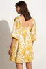 FAITHFULL THE BRAND - DALLIA MINI DRESS-CAGLIARI FLORAL PRINT - 女装 - 连身裙 - 黄色印花 商品缩略图5