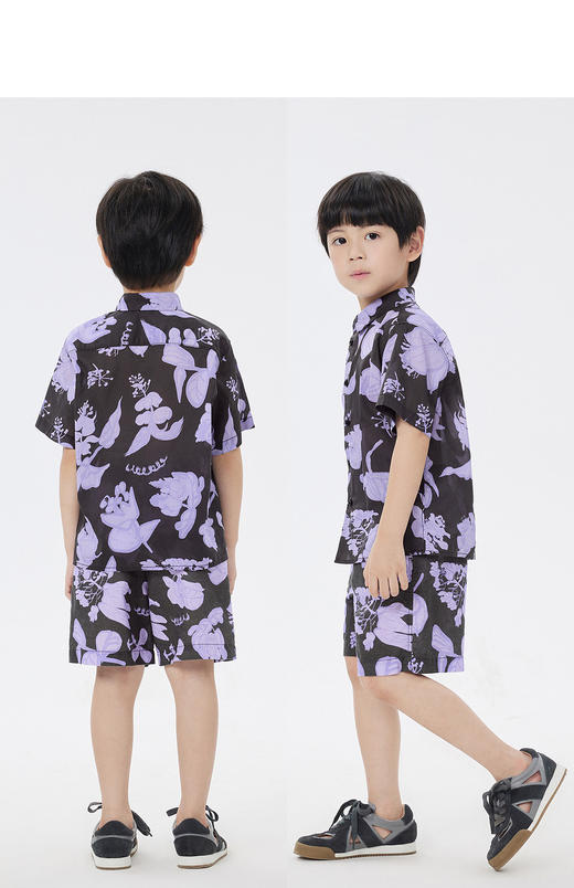 jnby   23年夏款  亚麻原创图案短裤  1N6E13790 商品图7