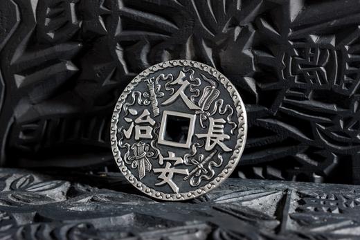 矩德泉坊 纯银手作    久安长治暗八仙（4.2厘米版）605 商品图4