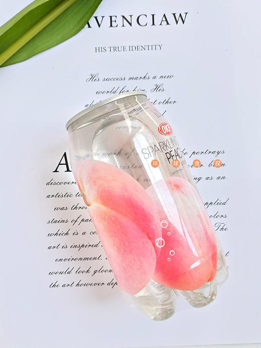 韩国OKF气泡水桃子味350ml 商品图0