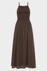 FAITHFULL THE BRAND - NOLIE MIDI DRESS-CHOCOLATE - 女装 - 连身裙 - 巧克力色 商品缩略图12