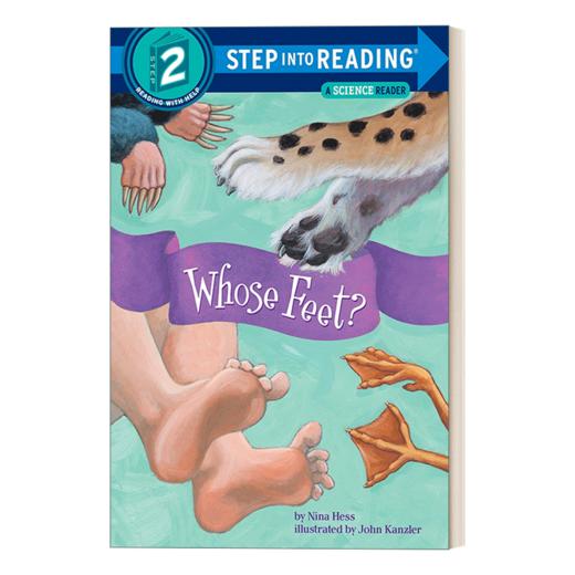 英文原版 Step into Reading 2 - Whose Feet?  谁的脚? 兰登分级阅读2 英文版 进口英语原版书籍 商品图1