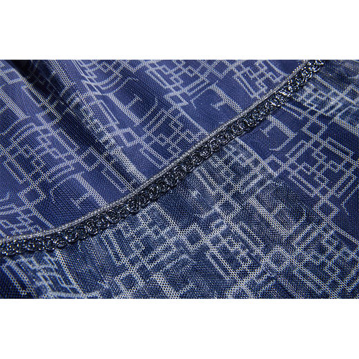 司歌渐变字母显瘦飘逸连衣裙A871005 商品图1