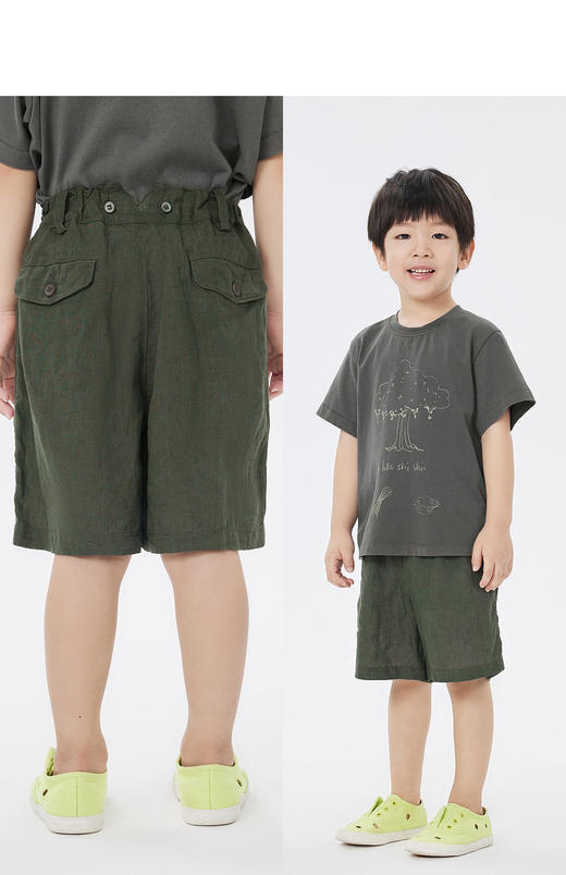 jnby   23年夏款  亚麻柔软短裤  1N6E12070 商品图9