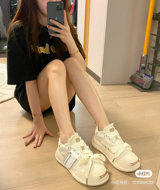 檀健次同款开口笑帆布鞋 商品图6