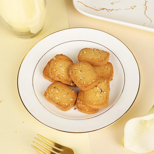 椰子巴旦木曲奇80g*3盒 休闲饼干 商品图1