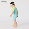 【凉感防晒】马克珍妮夏装 男女童拼色游泳衣短袖连体泳衣231117 商品缩略图1