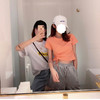 裁缝学苑 AW49抽绳露脐短款T恤1:1实物服装纸样剪裁图纸牛皮纸样 商品缩略图6