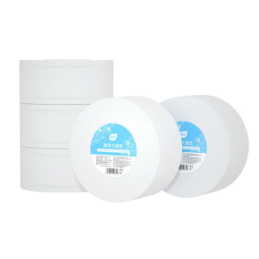 「6大卷！四层加厚」植护大卷纸450g/卷6卷大盘纸 居家日用卫生纸酒店有芯卷纸厕所厕纸清洁工具 商品图4