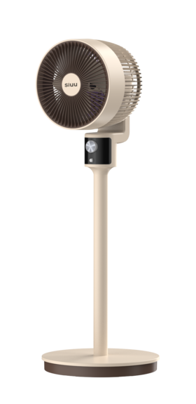 【团购展示】西佑SIUU全新升级款 八字摇头驱蚊循环扇SF2302-奶咖