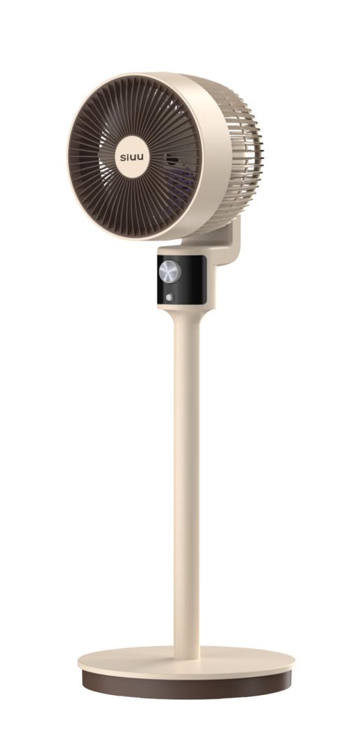 【团购展示】西佑SIUU全新升级款 八字摇头驱蚊循环扇SF2302-奶咖 商品图0