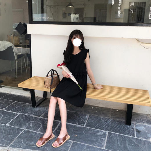 裁缝学苑 AW56无袖连衣裙A字裙1:1实物服装纸样剪裁图纸牛皮纸样 商品图11