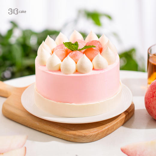 蜜桃酸奶爆浆蛋糕，可选5英寸 商品图1
