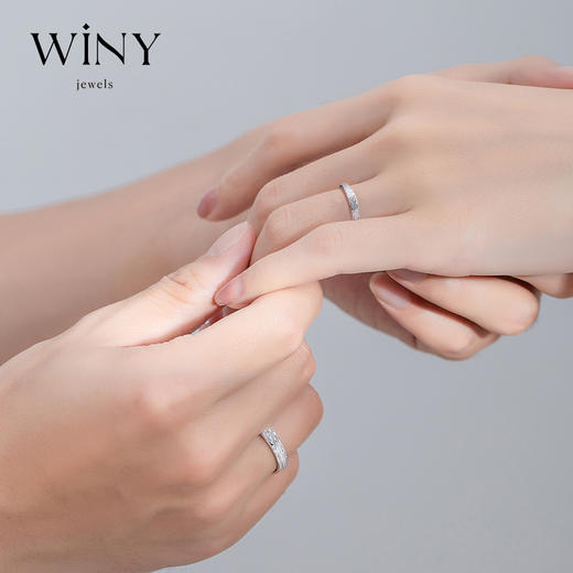 Winy999足银时光印记戒指送女友闺蜜节日生日礼物 商品图4